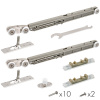 Комплект Armadillo (Армадилло) для раздвижных дверей SLD.Comfort-PRO.SET2.soft close/80 ID товара: 38989