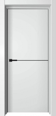 Межкомнатная дверь Loft-1 AL кромка с 2-х