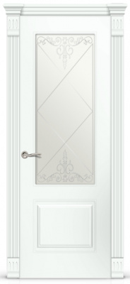 Вероник-1 Со стеклом Эмаль RAL 9003 23182