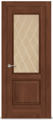 Бристоль Со стеклом Дуб миндаль 9069