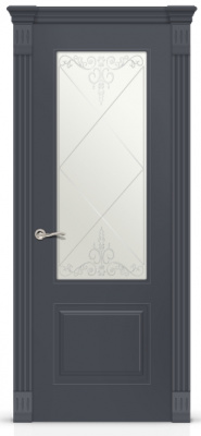 Вероник-1 Со стеклом Эмаль RAL 7024 23154