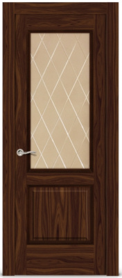 Бристоль Со стеклом Американский орех 8460