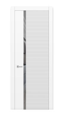Межкомнатная дверь Урбан-2 остекленная эмаль ral 9003