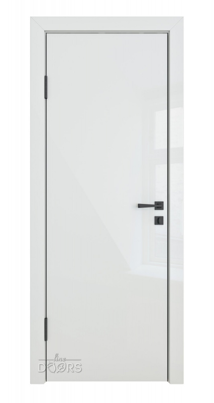 Шумоизоляционная дверь DG-600 Белый глянец (ДГ-600). Фабрика Line Doors