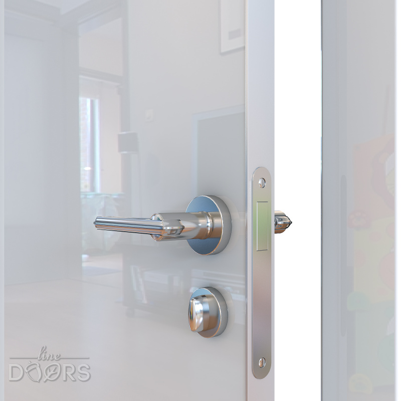 Шумоизоляционная дверь DG-600 Белый глянец (ДГ-600). Фабрика Line Doors