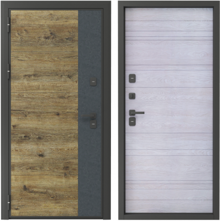Входная дверь с терморазрывом Карелия 3К HPL пластик
