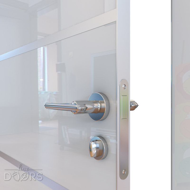 Дверь межкомнатная DG-505 Белый глянец (ДГ-505)